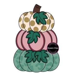 Door Hanger Template Fall Pumpkin-PNG JPEG-Fall Door Hanger Template- Template Door Hanger-Digital Door Hanger Pattern