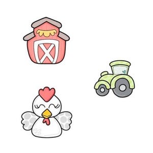 Farm Door Hanger Template Attachment Minis Tractor Barn Chicken-Door Hanger Template-Door Hanger Template-Template For Door Hanger-Digital