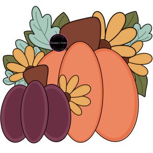 Door Hanger Template Fall Pumpkin-PNG JPEG-Fall Door Hanger Template- Template Door Hanger-Digital Door Hanger Pattern
