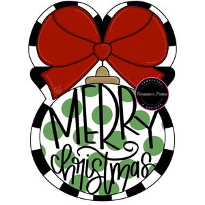 Door Hanger Template Christmas Ornament PNG JPEG-Christmas Door Hanger Template- Template Door Hanger-Digital Door Hanger Pattern Christmas