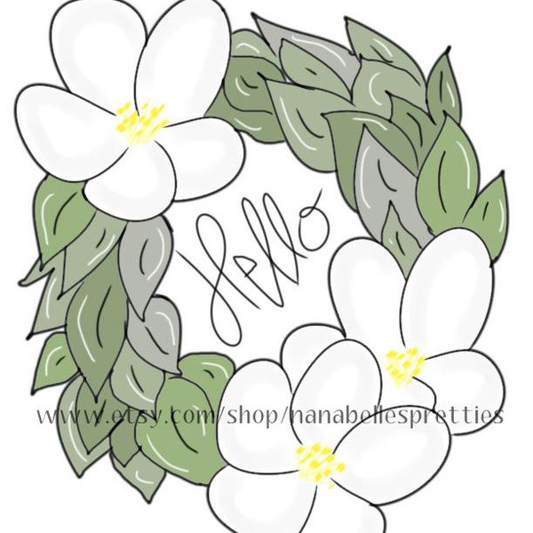 Magnolia Wreath - Etsy