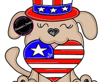4th of July Door Hanger Template- July 4th Door Hanger Templates- Template For Door Hanger-Digital Download- Door Hanger Pattern