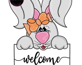 Door Hanger Template Easter Spring-Spring Door Hanger Template- Template For Door Hanger-Digital Download- Door Hanger Pattern