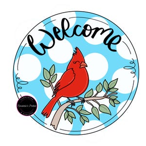 Everyday Cardinal Door Hanger Template- Farmhouse Door Hanger Templates- Template For Door Hanger-Digital Download- Door Hanger Pattern