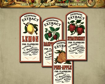 Old Apothecary and Canning Labels