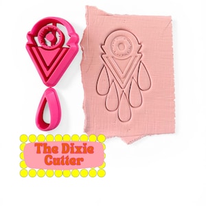 The Dixie Polymer Clay Earring Cutter, 3D Printed