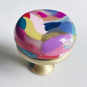 Graphic Warning....Hand Rolled Knobs Pulls Handles 1960s, 1970s, Retro Artisan Bespoke Rainbow Stripes Patterned Vibrant Colorful