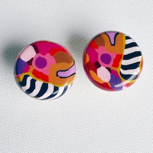 Jungle Valentine...Polymer Clay Drawer Pulls/Knobs