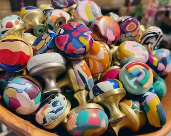 Dingers for a Discount....Polymer Clay Drawer Pulls/Knobs