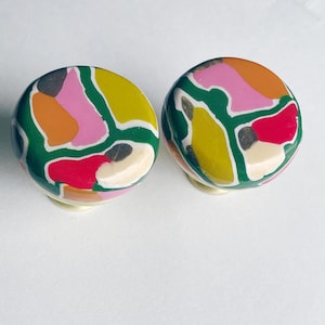Lily Pad Pond....Polymer Clay Drawer Pulls/Knobs