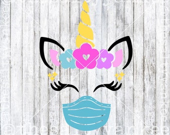 Download Unicorn Mask Svg Etsy