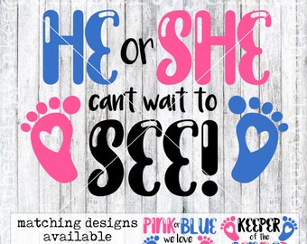 Gender Reveal Svg Etsy Gender Reveal Svg Etsy