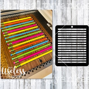 Pencil Jig Holder for Laser Cutter Glowforge Digital SVG File Download