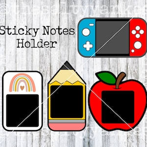 Sticky Notes Holders for Laser Cutter Glowforge Digital SVG File Download