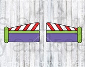 Rocket Toy Wings Layered SVG File Download