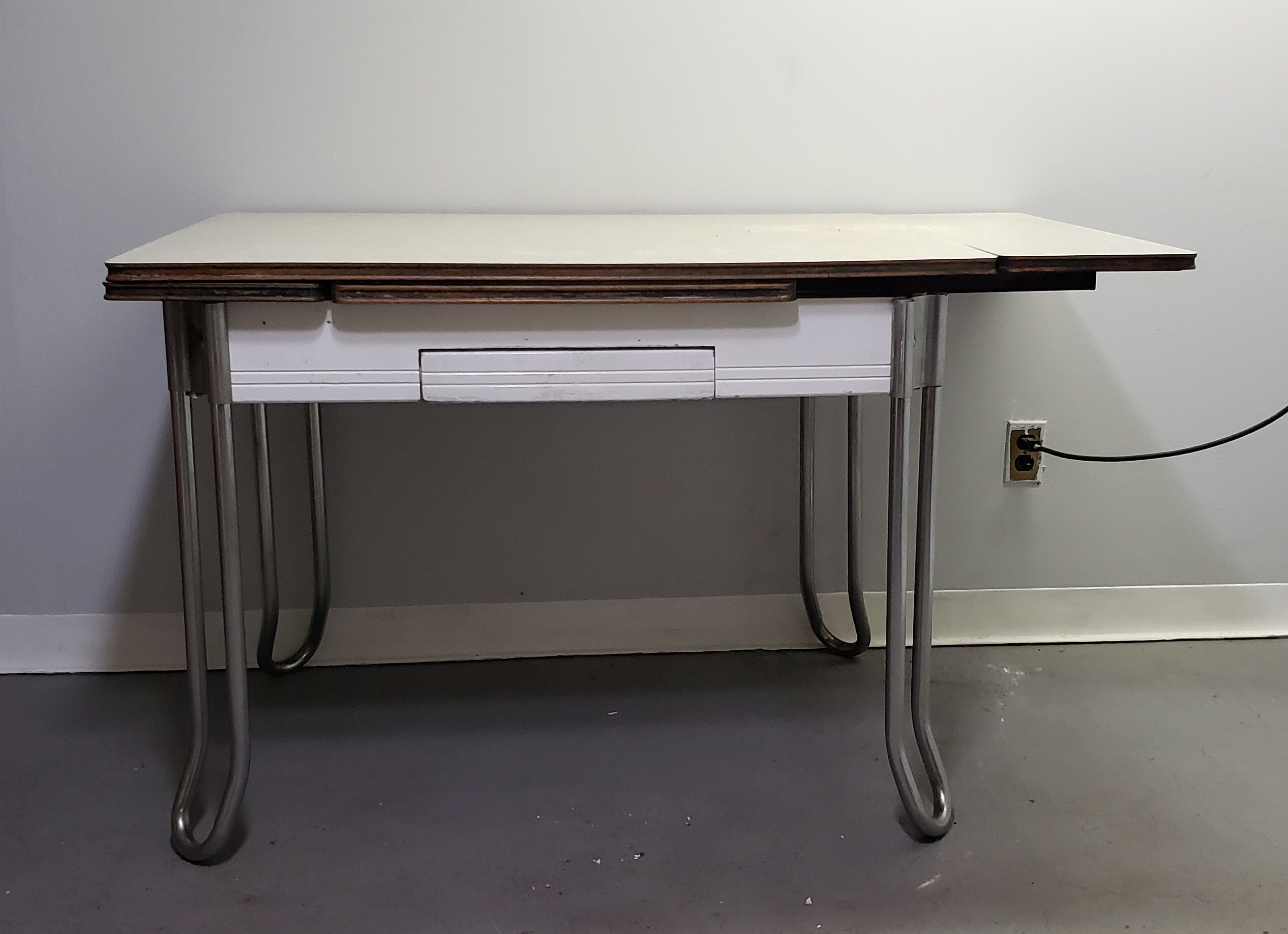 Reserved Art Deco Era Rectangular Exapndable Formica Table Etsy