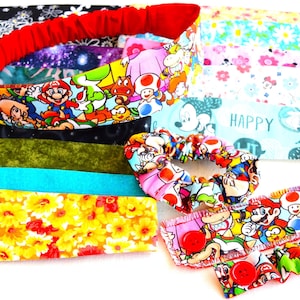 Headbands With or Without Buttons/Ear Savers/Medical Professionals/Scrunchies/Cloth Cuff Bracelets