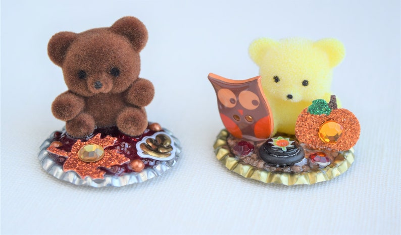 Thanksgiving and Fall Miniature Figurine Scenes - Etsy