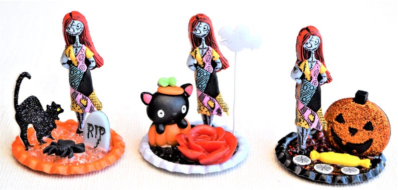 Nightmare Before Christmas Miniature Scenes, Halloween, Some Glow in the Dark image 6