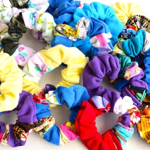 Colorful Hair Scrunchies