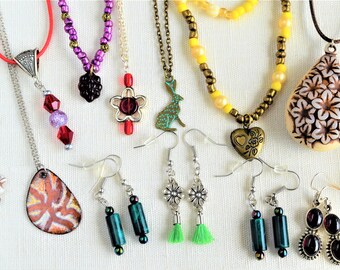 Necklaces, Bracelets, Earrings and Sets, Cord and Beaded, Tassels, Sterling Silver