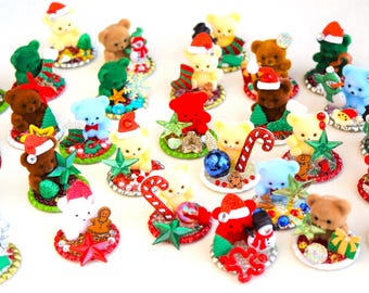 Christmas Miniature Figurine Scenes