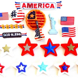 4th of July Patriotic Pins