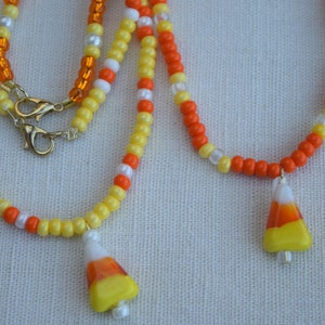 Halloween Candy Corn Jewelry Necklaces and Earrings Sets or Separates image 3