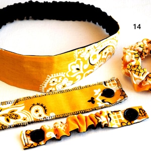 Headbands With or Without Buttons/Ear Savers/Medical Professionals/Scrunchies/Cloth Cuff Bracelets 14