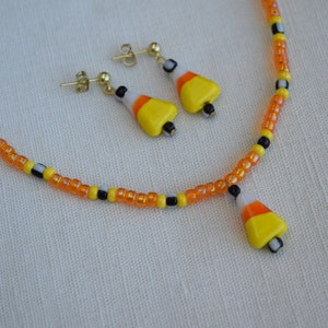 Halloween Candy Corn Jewelry Necklaces and Earrings Sets or Separates image 10