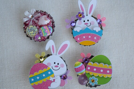 3-D Easter Pins brooches, Magnetic Pin Backs, Refrigerator Magnets,  Keychains, Backpack Clips, Retractable Reel Badge Holders, Necklaces 
