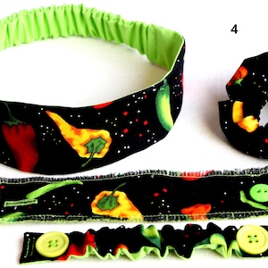 Headbands With or Without Buttons/Ear Savers/Medical Professionals/Scrunchies/Cloth Cuff Bracelets 4