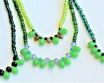 St Patrick's Beaded Necklaces