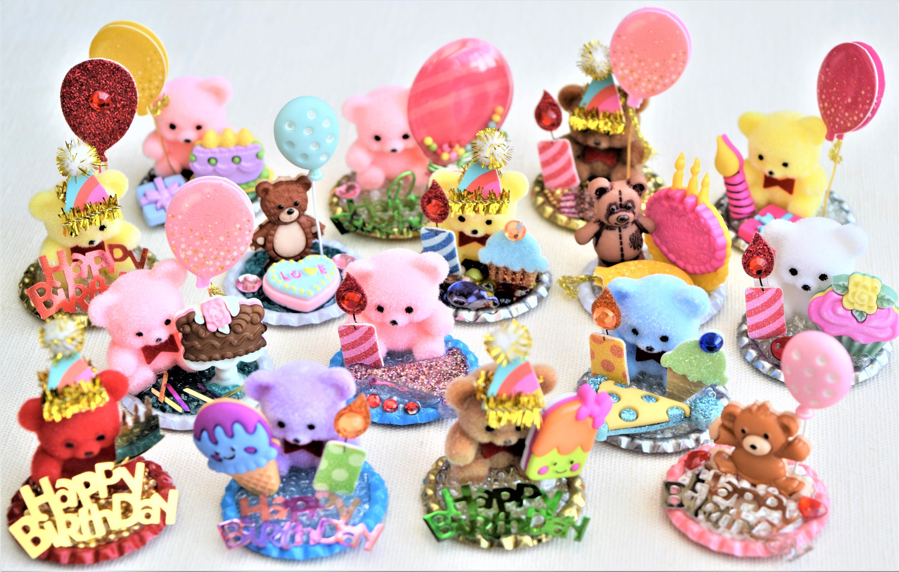 Birthday Miniature Figurine Scenes