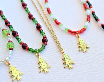 Christmas Tree Necklaces