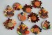 Thanksgiving and Fall 3 Dimensional Pins (Brooches), Refrigerator Magnets, Key Chains, Backpack Clips and Retractable Reel Badge Holders 