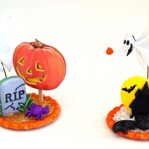 Nightmare Before Christmas Miniature Scenes, Halloween, Some Glow in the Dark image 8