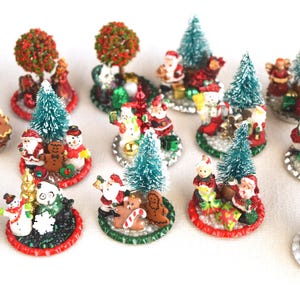 Cenas de miniaturas de Natal