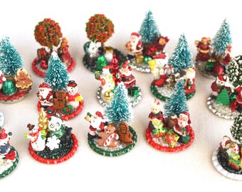 Christmas Miniature Figurine Scenes