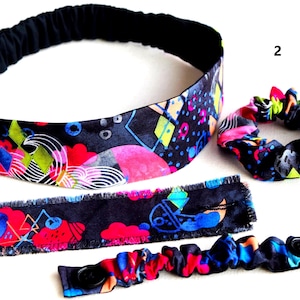Headbands With or Without Buttons/Ear Savers/Medical Professionals/Scrunchies/Cloth Cuff Bracelets 2
