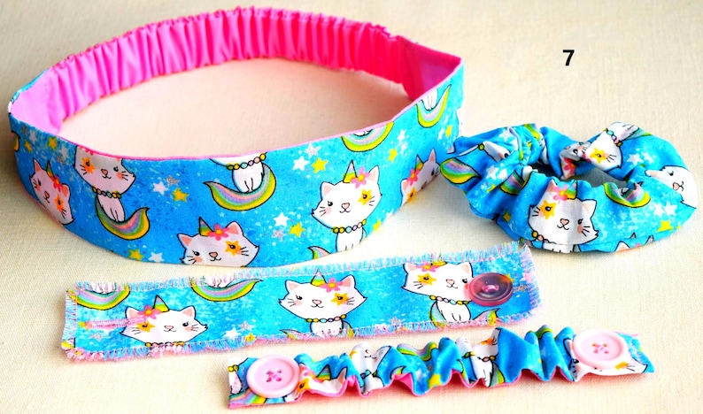 Headbands With or Without Buttons/Ear Savers/Medical Professionals/Scrunchies/Cloth Cuff Bracelets 7