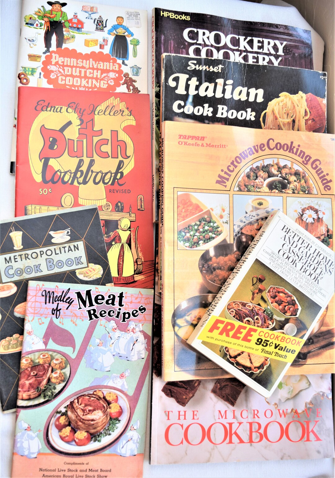 Vintage Collectible Cookbooks 1940's - 1990's - Etsy