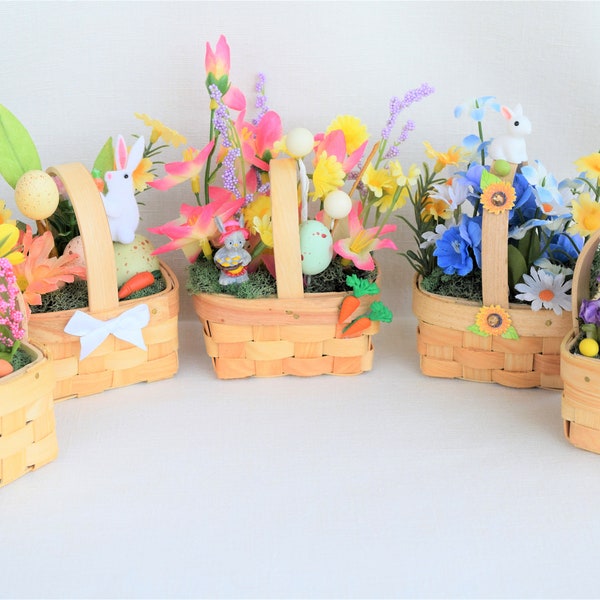 Easter Miniature Chip-wood Baskets