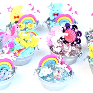 Unicorns Miniature Metal Tub Scenes