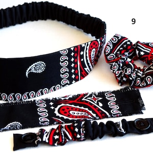 Headbands With or Without Buttons/Ear Savers/Medical Professionals/Scrunchies/Cloth Cuff Bracelets 9