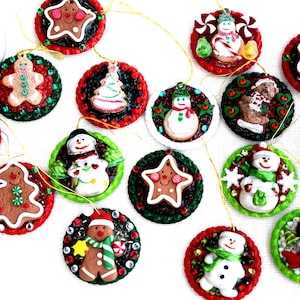 Weihnachtsschmuck, Kühlschrank-Magnete, Pin, magnetische Pin-Rücken, Rucksack-Clip, Schlüsselanhänger, einziehbare Rolle Ausweishalter mit Clip/Magnet
