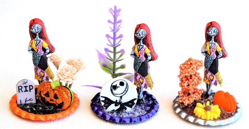 Nightmare Before Christmas Miniature Scenes, Halloween, Some Glow in the Dark image 5