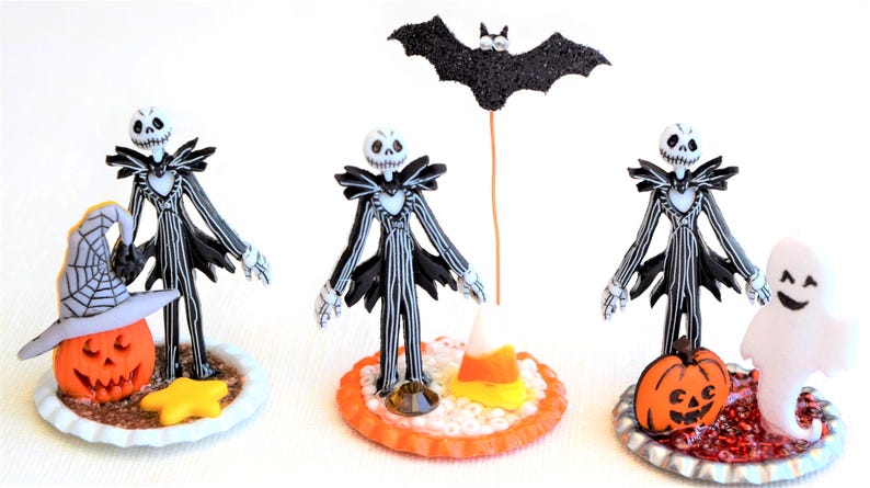 Nightmare Before Christmas Miniature Scenes, Halloween, Some Glow in the Dark image 4