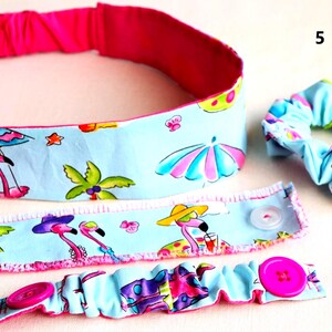 Headbands With or Without Buttons/Ear Savers/Medical Professionals/Scrunchies/Cloth Cuff Bracelets 5