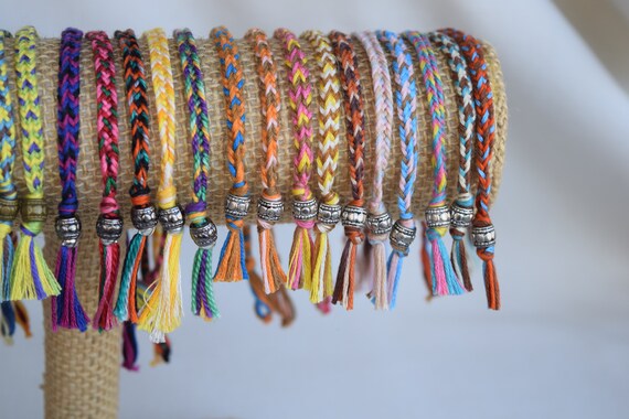New Handmade Unisex Multi-Color Yarn Friendship Bracelet - Free USA  Shipping | eBay